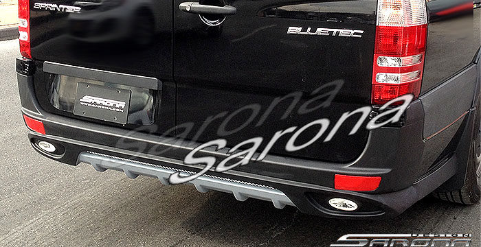Custom Mercedes Sprinter  Van Rear Bumper (2007 - 2018) - $890.00 (Part #MB-085-RB)